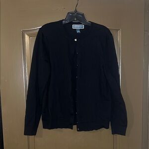 Black Cardigan Sweater